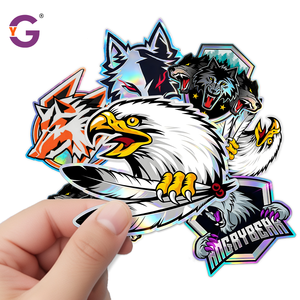 <span class=keywords><strong>Adesivi</strong></span> Olografici Personalizzati per Decorare Telefoni, Laptop, Cuffie, Stampa Logo Animale, <span class=keywords><strong>Adesivi</strong></span> <span class=keywords><strong>Decorativi</strong></span> per Club E-sports - Product Image 3