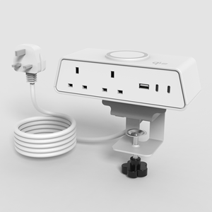 Omni thông minh hiện đại bàn sạc Hub 16A không dây <span class=keywords><strong>QI</strong></span> sạc với có thể điều chỉnh Ổ cắm điện cho văn phòng hội nghị bảng - Product Image 4