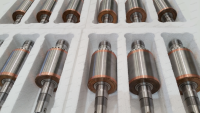 Rotor de moteur et arbres de broche en acier inoxydable usinés CNC sur mesure avec une tolérance de 0,001 mm pour équipements industriels