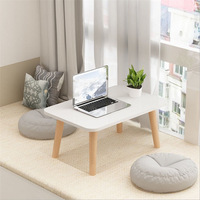 Petite table basse en bois de style pastoral pour chambre et extérieur – Meuble de maison populaire sur internet