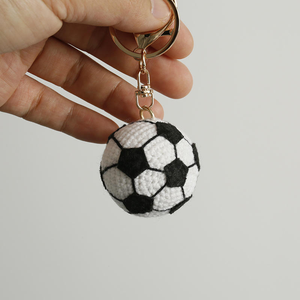 2026 monde activité tasse Amigurumi Football Crochet poupée à la main tricot coton sport porte-clés poupée sac mode pendentifs - Product Image 4