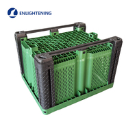 Conteneur de Palette en Plastique de Grade Industriel 780L pour l'Industrie Pharmaceutique et les Soins de Santé avec Parois Latérales Fermées Hygiéniques 1200X1200X790mm