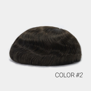 AUSTRALIAS Sistema de Reemplazo Capilar para Hombres, Tupé de Encaje Suizo con Aspecto Natural y Borde Festoneado, Parche de Cabello Humano - Product Image 5