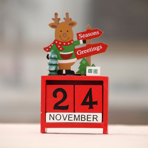 Creative Christmas <b>Gift</b> Wooden Calendar Ornament <b>Small</b> Christmas Decorations Children's Christmas <b>Gift</b> Ornament - Product Image 4
