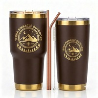 Vente en gros de mugs isothermes en métal de 20 oz et 30 oz, gobelets en acier inoxydable avec couvercle, gobelets pour gravure au laser de logo