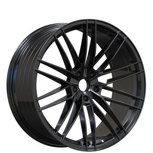 Jantes monobloc en alliage d'aluminium Xinlin 18-23 pouces, finition usinée gris bronze, multi-rayons, <span class=keywords><strong>ABT</strong></span> 5x112 pour Audi Q8 A4 A5 A6 A7 A8 S4 S5 - Product Image 3