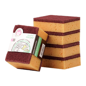 El <span class=keywords><strong>mejor</strong></span> precio al por mayor, almohadilla gruesa para fregar de cocina, esponja para fregar, plato, sartén, <span class=keywords><strong>olla</strong></span>, esponja para fregar - Product Image 4