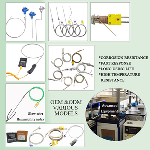 Termopar Tipo K con Brida, Cabeza de Termopar de Cobre y Silicona Azul, Sensor de Temperatura Pt100/<span class=keywords><strong>J</strong></span>/E/<span class=keywords><strong>J</strong></span>/N, VANORM OEM/ODM IP66 USB - Product Image 6