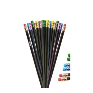 ชุดดินสอไม้เปลี่ยนสีตามอารมณ์สำหรับเด็ก - ดินสอเทอร์โมโครมิก 2B แบบต่างๆ ที่ทนทาน พร้อมยางลบ - เหมาะสำหรับวันเกิดและคริสต์มาส - Product Image 1
