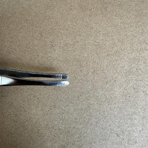 Pince à épiler en acier inoxydable à tête ronde pour extensions de cils, avec pince de maintien pour outil de recourbement des cils des artistes - Product Image 3