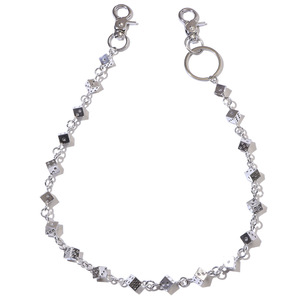 Dice Waist <b>Chain</b> Zinc Alloy Single Layer For Daily Wear Hip Hop Rock Style - Product Image 5