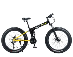 스틸 Mtb 스노우 바이크 자전거 팻 산악 자전거 공장 공급 사용자 정의 21 속도 26 인치 체인 알루미늄 합금 천진 스포크 휠