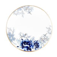 Hôtel et restaurant de haute qualité personnalisé porcelaine assiette banquet mariage assiette chargeur ensembles de vaisselle en céramique