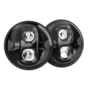 Faro delantero redondo led de alta potencia para coche, sistema de iluminación con haz de 7 pulgadas para <span class=keywords><strong>Jeep</strong></span> Jk Alto y Bajo, novedad - Product Image 2
