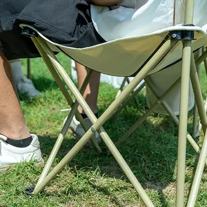 Sedie pieghevoli del venditore caldo sedia da spiaggia da campeggio sedie da campeggio all'aperto in ferro