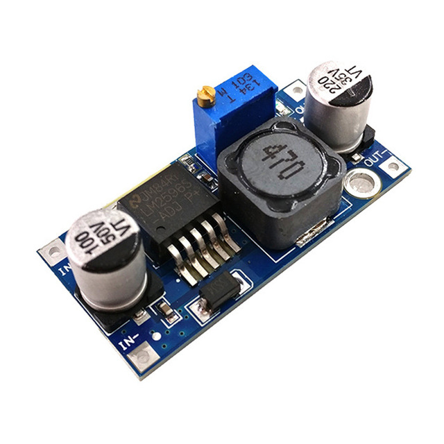 DC-DC Step-Down Power Supply Module LM2596S 3A Adjustable Buck Converter Module Regulator LM2596.