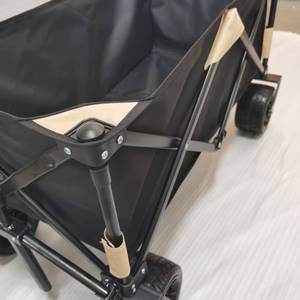 รถเข็นชายหาดพับได้ JHT รับน้ำหนัก 80 กก. แบบเข็นมือ ล้อสี่ล้อ ผ้า Oxford 600D ตาข่ายสองชั้น สำหรับตั้งแคมป์ - Product Image 5