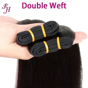 Puddinghair Extensions de cheveux humains à trame, lisses comme des baguettes, double tirage, cuticules alignées, cheveux vietnamiens, pour professionnels - Product Image 3