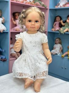 Poupées Reborn Kindure de 22 pouces (55 cm) pour nouveau-nés et tout-petits, corps souple, grandes poupées pour filles, peau peinte en 3D, poupées Reborn réalistes comme des bébés, jouets - Product Image 2