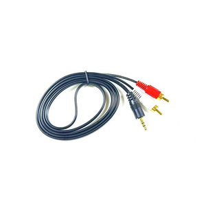 Factory 1,5 M 3M 5M Longitud personalizada Macho <span class=keywords><strong>a</strong></span> macho AUX 3,5mm Jack <span class=keywords><strong>a</strong></span> 2RCA Splitter Cables para PC/MP3/MP4/TV/Teléfono <span class=keywords><strong>celular</strong></span>/Audio para automóvil - Product Image 3