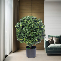 Vente en gros, nouveautés, faux arbres en forme de pot, buis, plantes topiaires, bonsaïs pour la décoration intérieure du jardin et de la cour