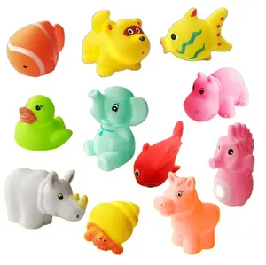 2024 New arrival kids bath toy cute design rubber duck bath toys for promotion bbt036