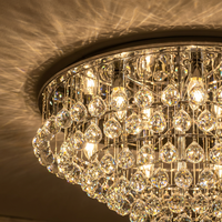 Pendentif de lustre en cristal facetté K9 de qualité supérieure avec éclat arc-en-ciel brillant pour la décoration intérieure moderne et attrape-soleil