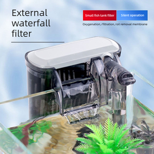 Filtro de Cascada para Acuario: Filtra, Oxigena y Elimina la Película de Grasa. 3.5W350L/<span class=keywords><strong>H</strong></span> con Cartucho de Carbón. Elige un enchufe europeo o un alimentador USB-<span class=keywords><strong>C</strong></span>. - Product Image 2