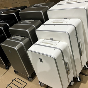 Valise de voyage à grande capacité, bagage multifonctionnel avec cadre en aluminium, cabine avec porte-gobelet, bagage pour voyage - Product Image 3