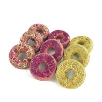 Friandises pour lapins, gâteau à la herbe de Timothy en forme de cube pour chinchillas, nourriture pour cochons d'Inde, hamsters, friandise à mâcher faite à la main