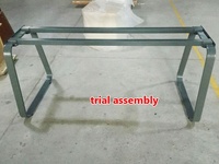 Fourniture directe d'usine de Guangzhou, deux personnes assises en face du bureau, bureau du personnel, ordinateur, bureau