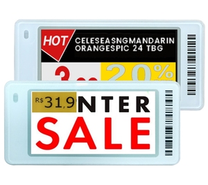 Etiqueta de precio digital luz LED Smart Retail Solution Ble 5,0 2,6 pulgadas E-ink Epaper ESL Electronic Shelf Label 2,4 GHz con Software - Product Image 1