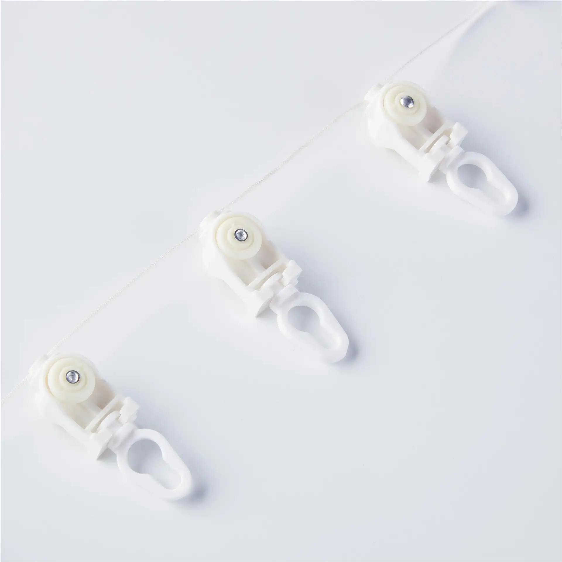 Cortina flexible de aleación de aluminio, anillo de ojal, pista de cortina para decoración del hogar