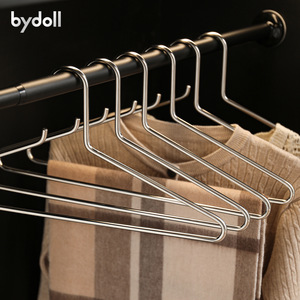 Stainless Steel Clothes <b>Hanger</b> 7mm Solid Rectangle Hook Type For Clothes Rack - Product Image 2