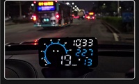 2026 Layar GPS HUD G11 Pengukur Kecepatan dan Jarak Universal Elektronik Mobil dengan Koneksi USB untuk Mobil