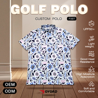 Polo de golf professionnel personnalisé avec logo, séchage rapide, fabrication OEM ODM directe d'usine pour le développement de la marque