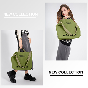 Sac fourre-tout en toile de coton personnalisé, design populaire, logo sur mesure, idéal pour les courses au supermarché - Product Image 4