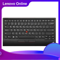 ThinkPad 4Y40X49493 küçük kırmızı nokta BT kablosuz çift modlu klavye ofis klavye şarj versiyonu tablet telefon klavye