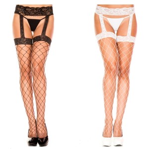 Bon marché Prix Grande Taille Résille Maille Trou Évider Sexy Femmes Jarretelles Bas Collants Collants - Product Image 2