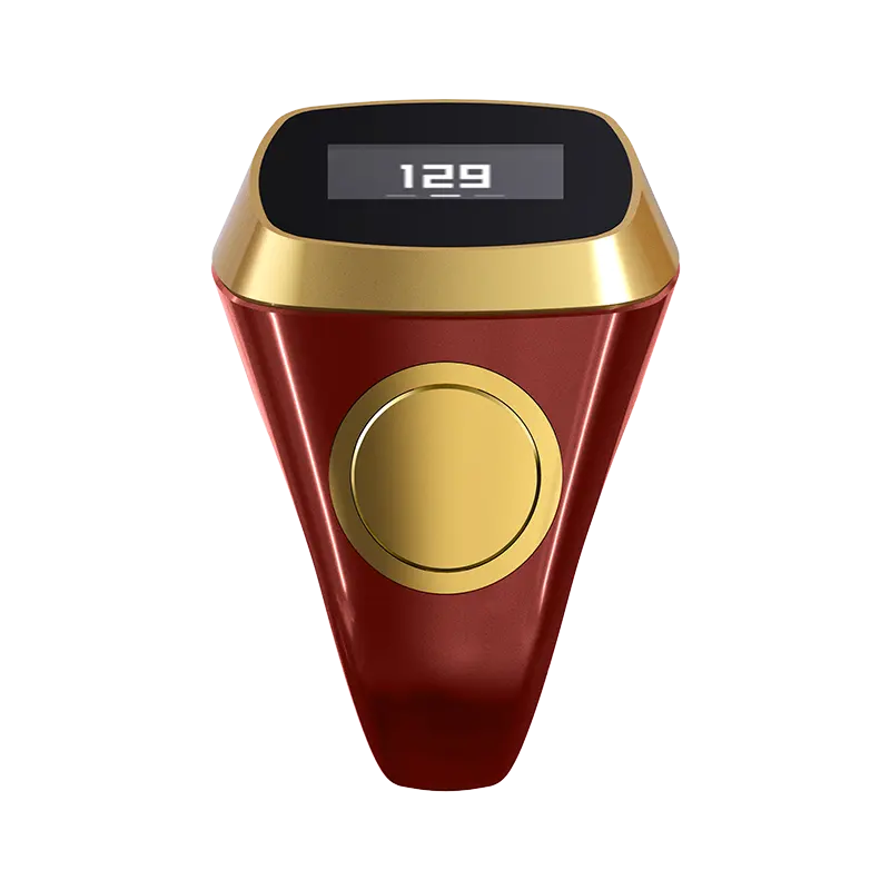 yWomen पुरुष रिंग घड़ी R100 यूनिसेक्स डिजिटल गोल लोचदार क्वार्ट्ज फिंगर रिंग घड़ियाँ उपहार के लिए आभूषण