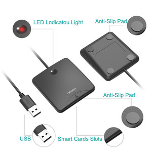 Multifunctional Bank Credit Card SIM ID ATM IC Card Chip Smart <strong>Reader</strong> with USB Interface - Product Image 5