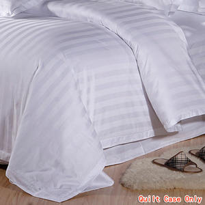 Housse <span class=keywords><strong>de</strong></span> couette pour <span class=keywords><strong>lit</strong></span> Top 5 étoiles qualité hôtelière lisse brillant plein <span class=keywords><strong>coton</strong></span> <span class=keywords><strong>blanc</strong></span> Para - Product Image 6