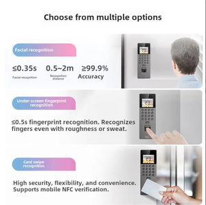 เฟิร์มแวร์ใหม่ ZK V3L Zface1100 อุปกรณ์ควบคุมการเข้าออกด้วยไบโอเมตริกซ์แบบแสงที่มองเห็นได้ รองรับ <span class=keywords><strong>Biotime</strong></span> 9.0 ADMS - Product Image 4
