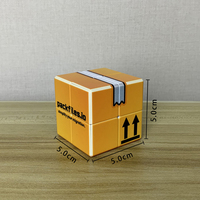 Hadiah Promosi OEM Custom Cetak UV Kubus Ajaib Mini Persegi 2x2 5cm Mainan Kubus Putar Kecepatan Tinggi