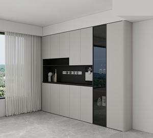 Armario Córdoba Moderno Europeo Simple de 4 Puertas, Ecológico, Material de Aglomerado Blanco para Dormitorios Pequeños, Salas de Estar y Hogares - Product Image 5