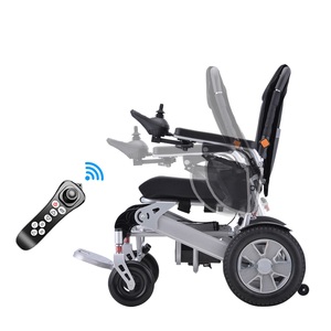 Fauteuil roulant électrique pliable automatique KSM-606AF, léger, performant et fiable, fauteuil roulant électrique intelligent pliable pour le bureau - Product Image 1