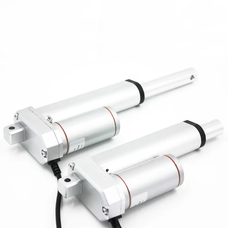 Elektrische Hoge Snelheid Kogelschroef Lineaire Actuator Dc Motor Ip65 12V Of 24V Kleine 100Mm Lift Solenoïde Actuator 610Mm Lineaire Actuator