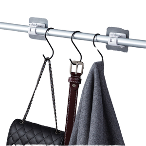 Crochets de <span class=keywords><strong>tringle</strong></span> <span class=keywords><strong>à</strong></span> rideau en PVC autocollants, <span class=keywords><strong>sans</strong></span> <span class=keywords><strong>perçage</strong></span>, supports de <span class=keywords><strong>tringle</strong></span> <span class=keywords><strong>à</strong></span> rideau en plastique - Product Image 3