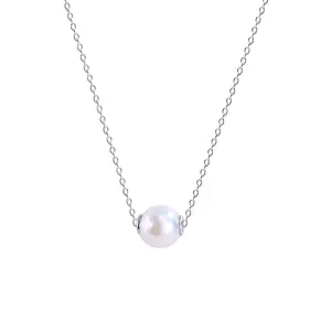 Изящные ювелирные изделия 925 стерлингового серебра ожерелья модное эффектное ожерелье 2024 жемчужное ожерелье для элегантных женщин