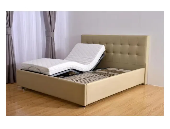 KIM YA CHART nuovo Design letto di cura in legno famiglia pianale regolabile elettricamente Slat letto in legno massello letto matrimoniale con doghe